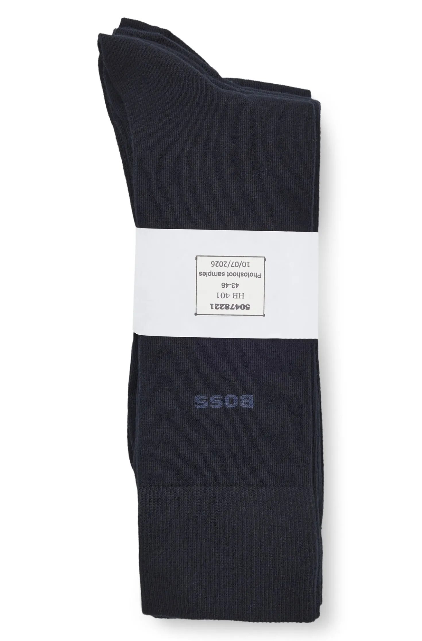 Five-pack of regular-length socks in a cotton blend