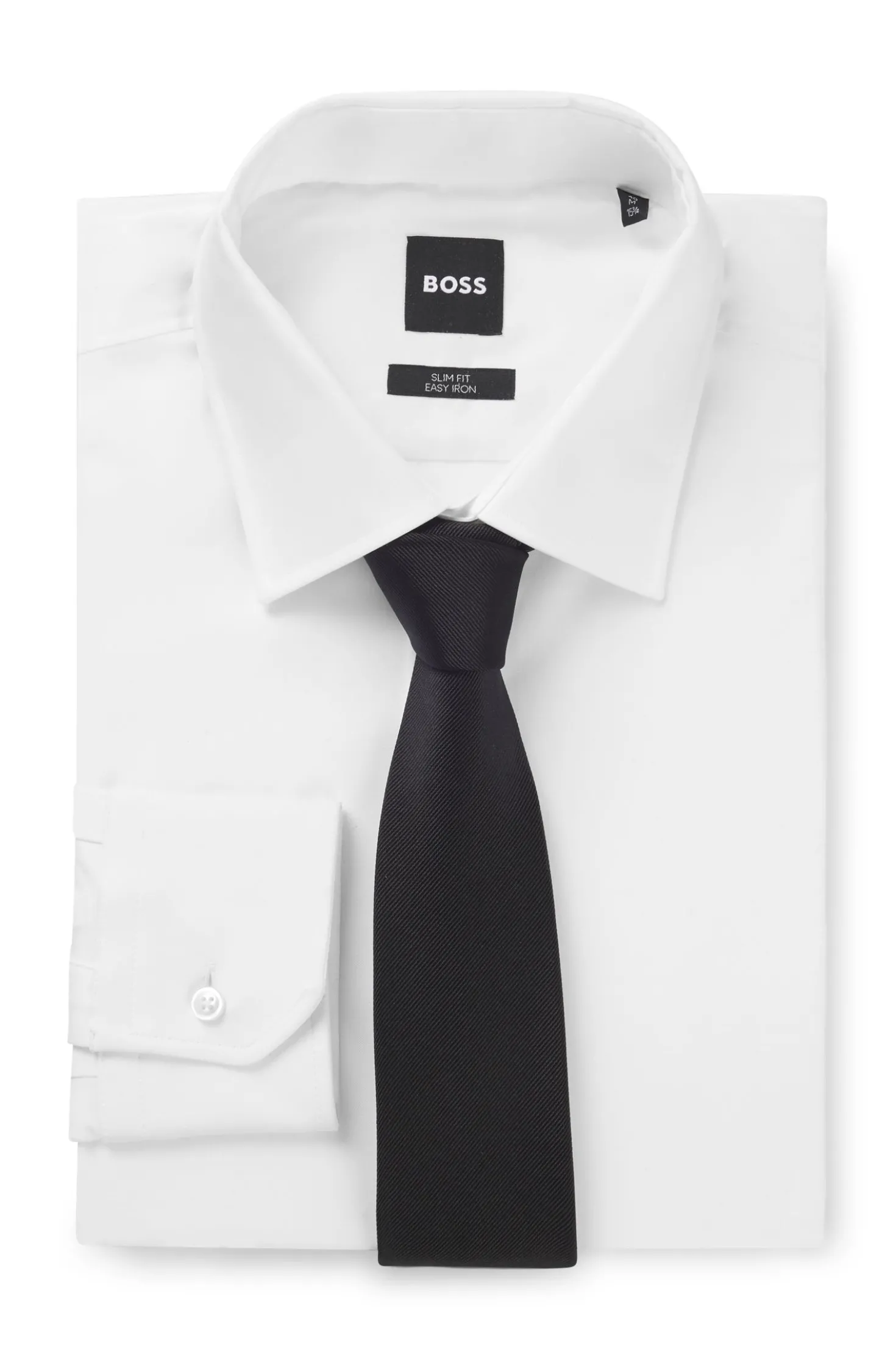 Formal tie in silk jacquard