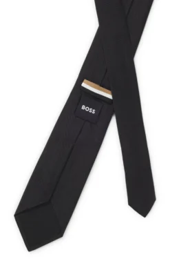 Formal tie in silk jacquard