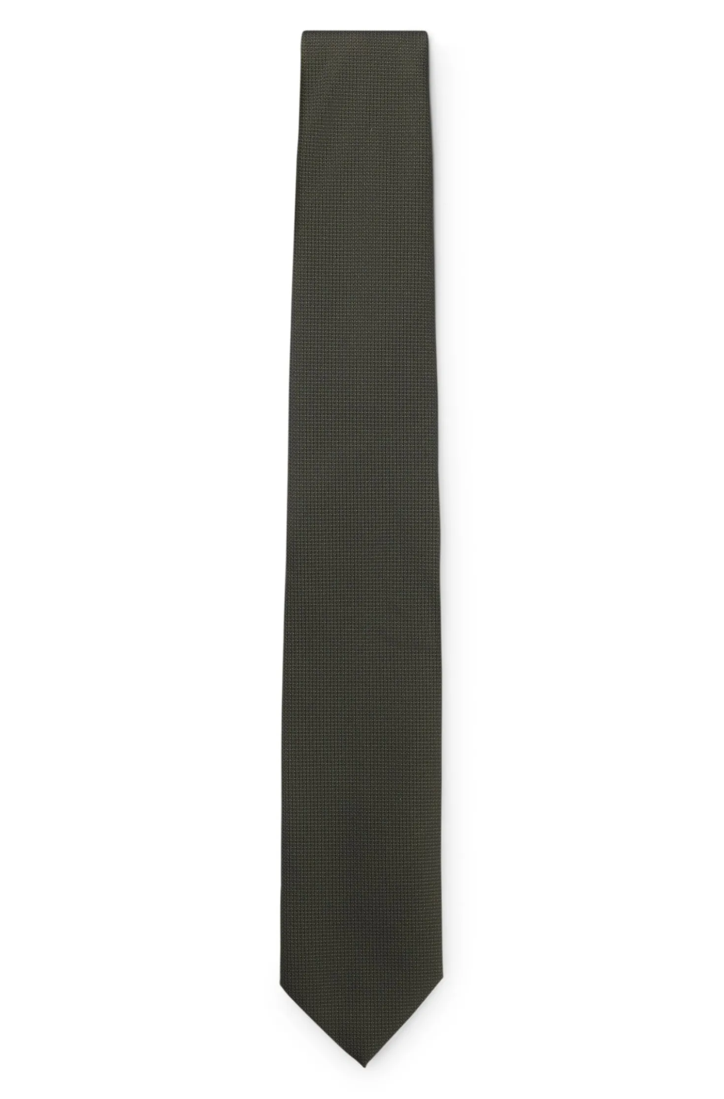 Formal tie with jacquard pattern
