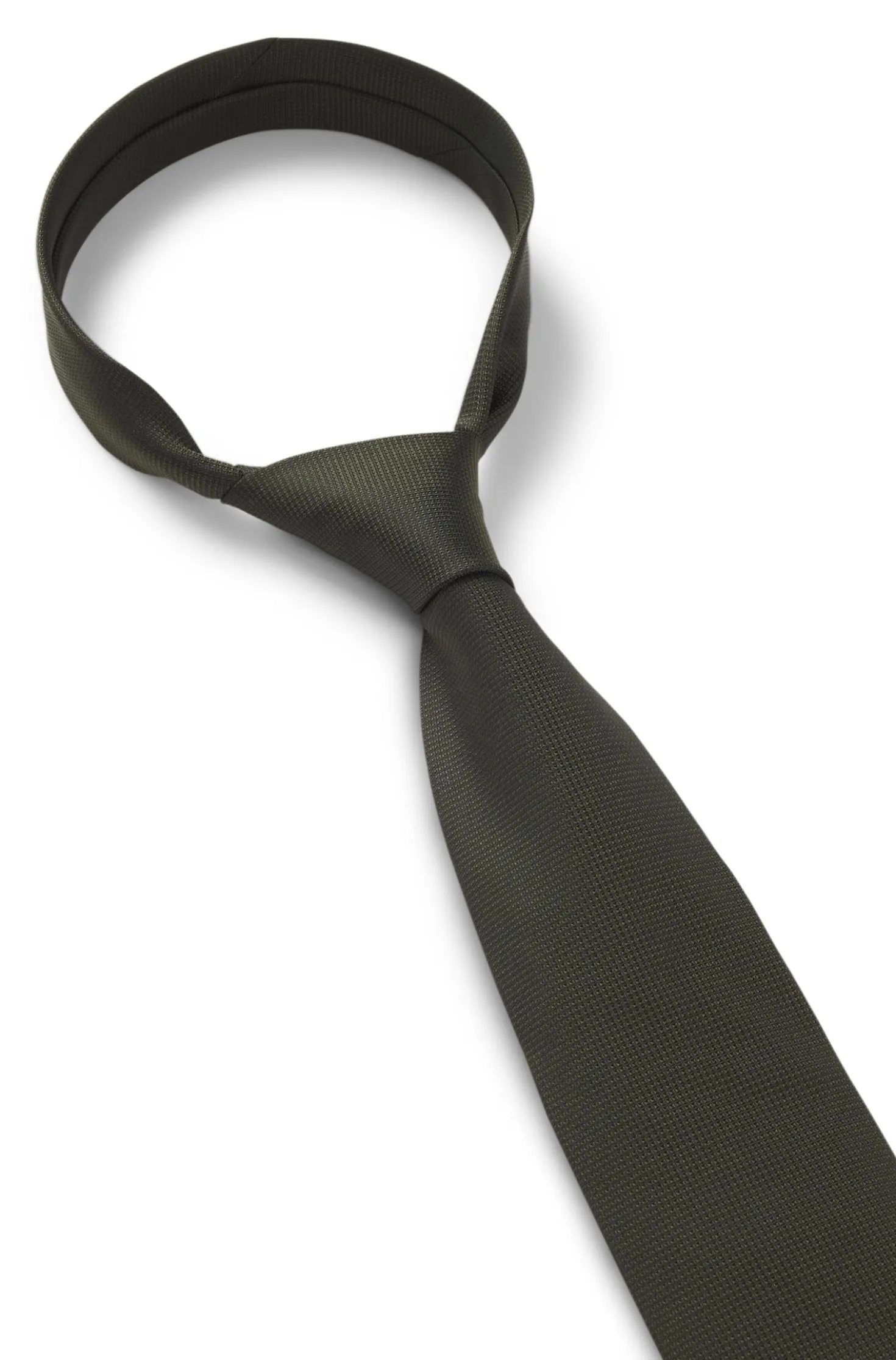 Formal tie with jacquard pattern