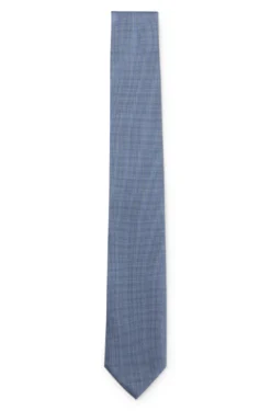 Formal tie with jacquard pattern
