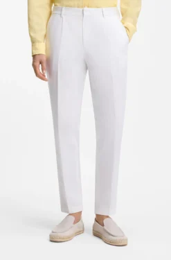 Formal trousers in a cotton blend