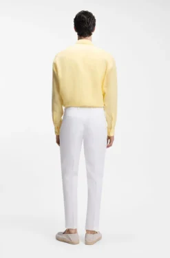 Formal trousers in a cotton blend