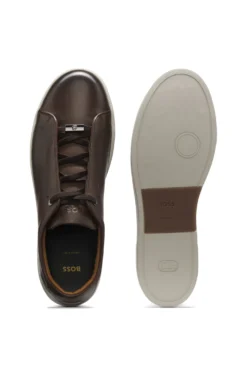 Gary trainers in brushed leather