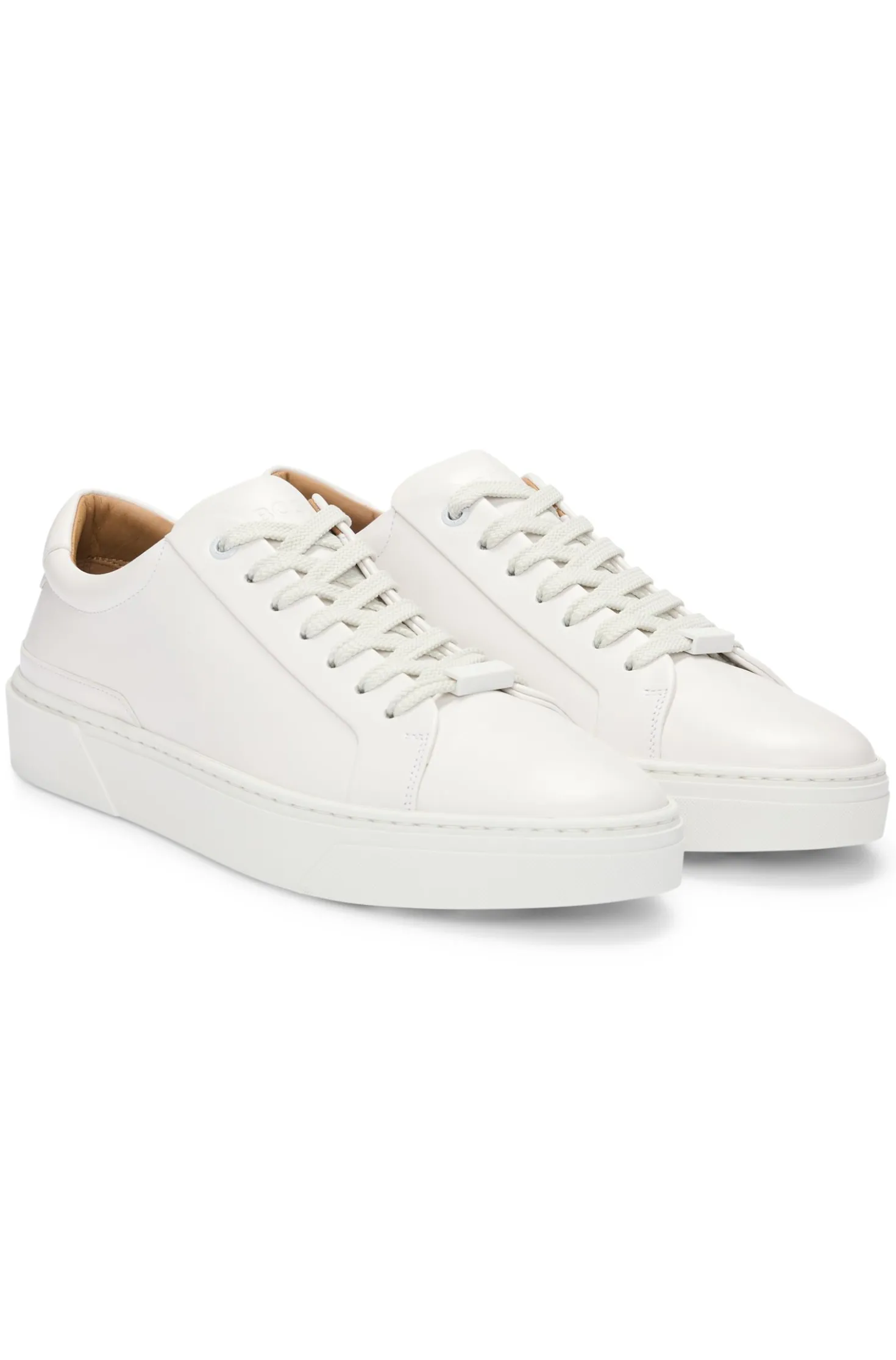 Gary trainers with leather uppers