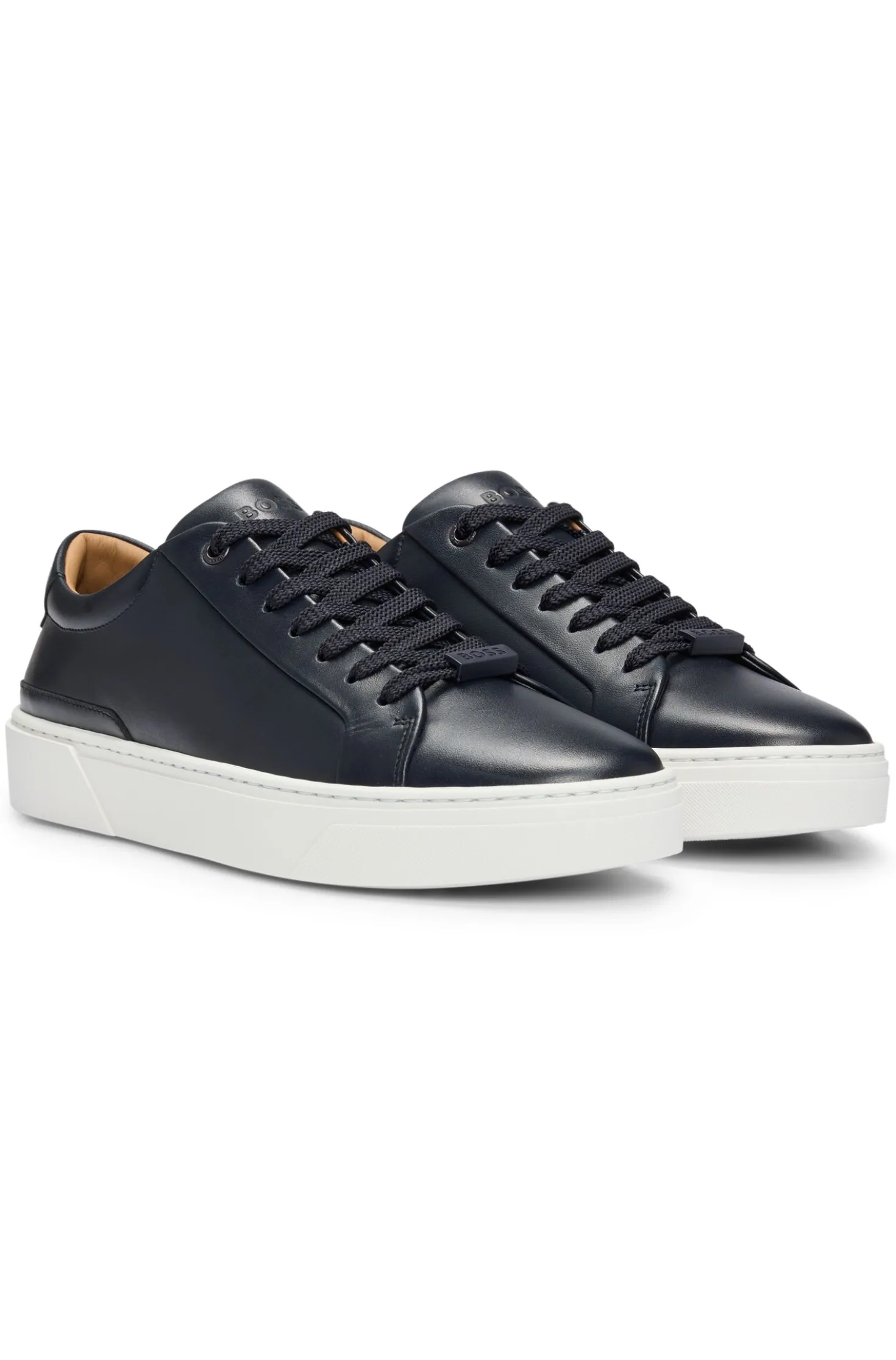 Gary trainers with leather uppers