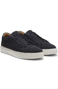 Gary trainers with woven suede uppers