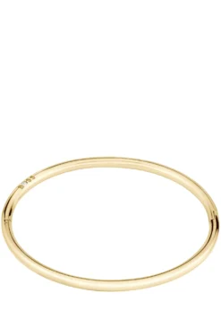 Gold-tone bangle with logo detail