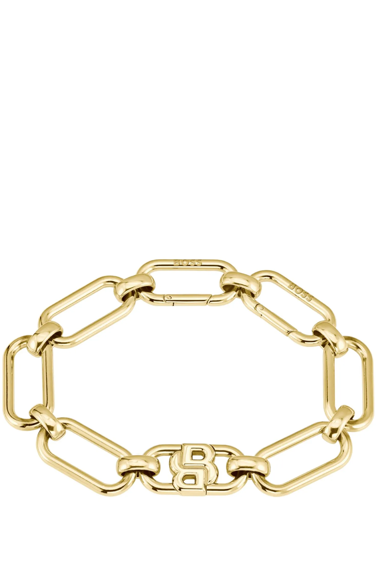 Gold-tone bracelet with Double B monogram