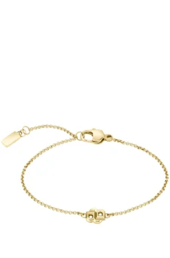 Gold-tone chain bracelet with Double B monogram