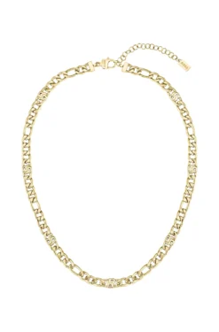 Gold-tone chain necklace with Double B monograms