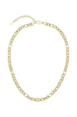 Gold-tone chain necklace with Double B monograms