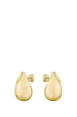 Gold-tone earrings with drop design