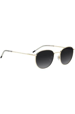 Gold-tone sunglasses with logo detail