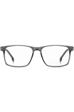 Grey-acetate optical frames with temple stripe