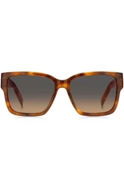 Havana-acetate sunglasses with Double B monogram