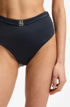 High-waisted bikini bottoms with Double B monogram