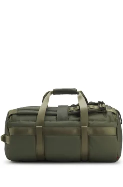 Holdall with backpack straps and logo lettering