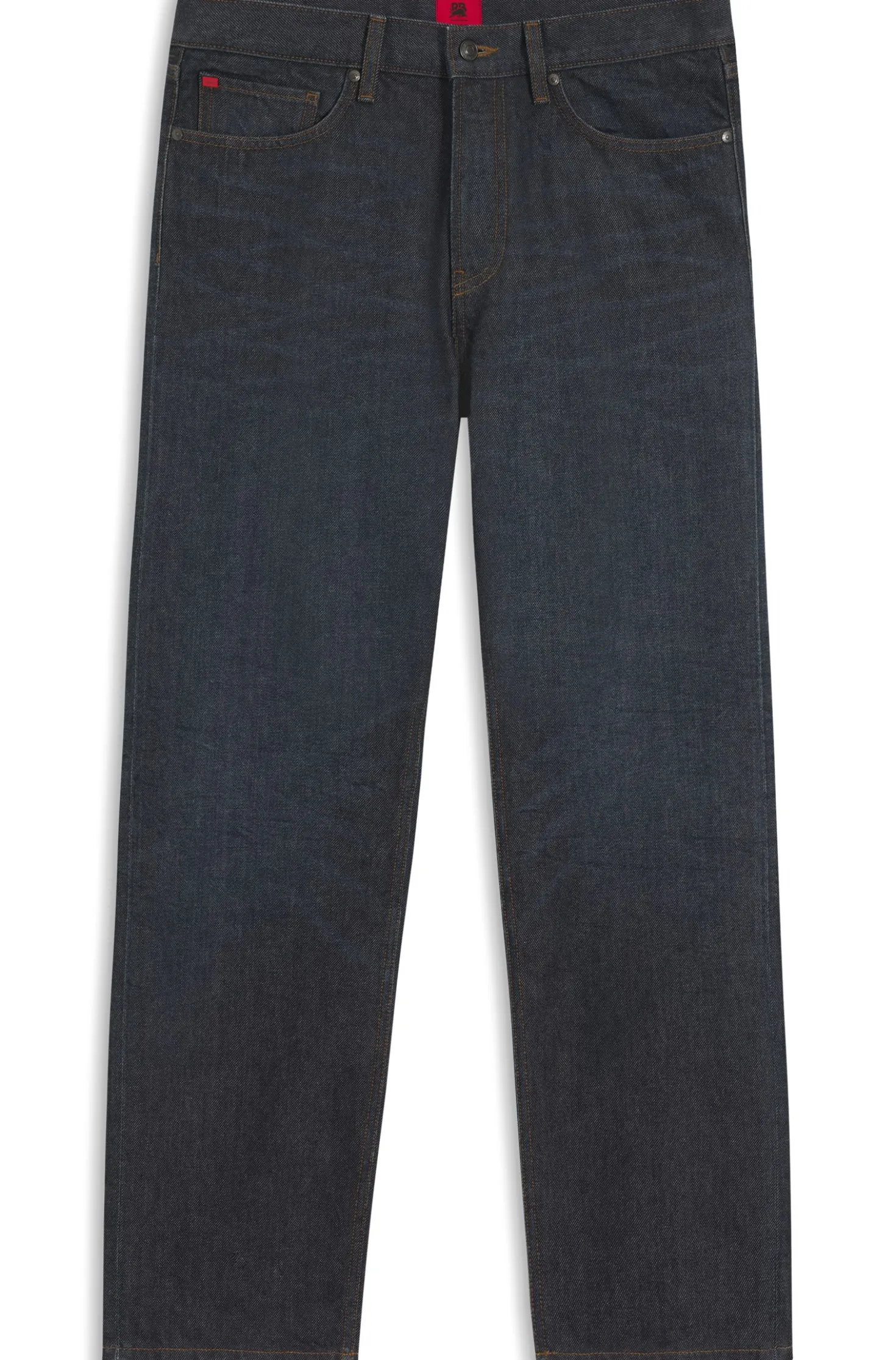 HUGO x RB regular-fit jeans in blue denim