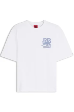 HUGO x RB relaxed-fit T-shirt with bull motif