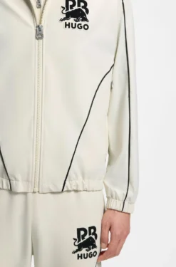 HUGO x RB zip-up jacket with bull motif
