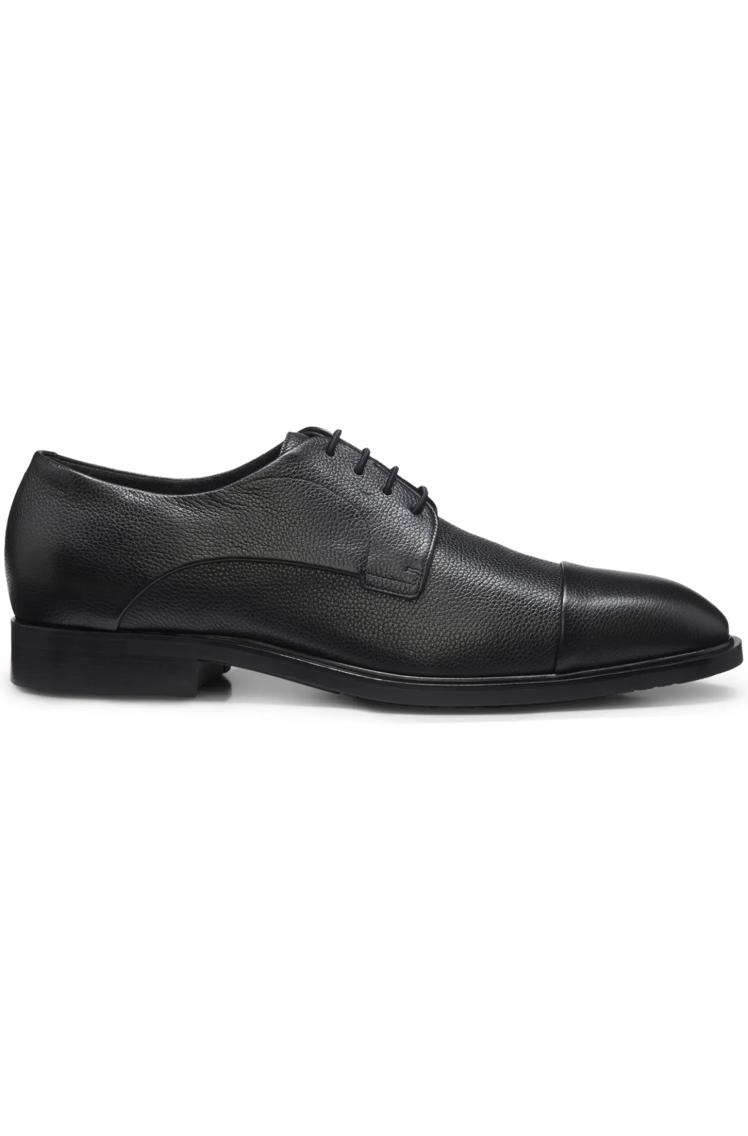 Italian-made Derby shoes in grained leather