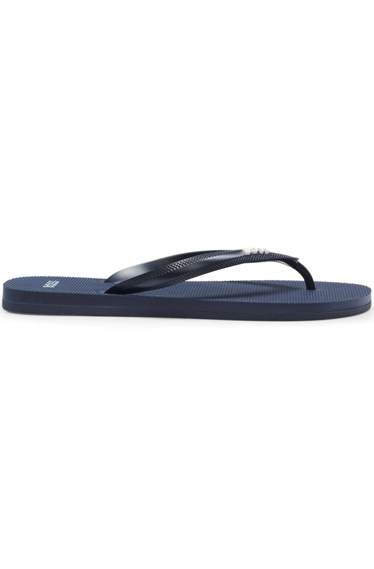 Italian-made flip-flops with contrast logo detail