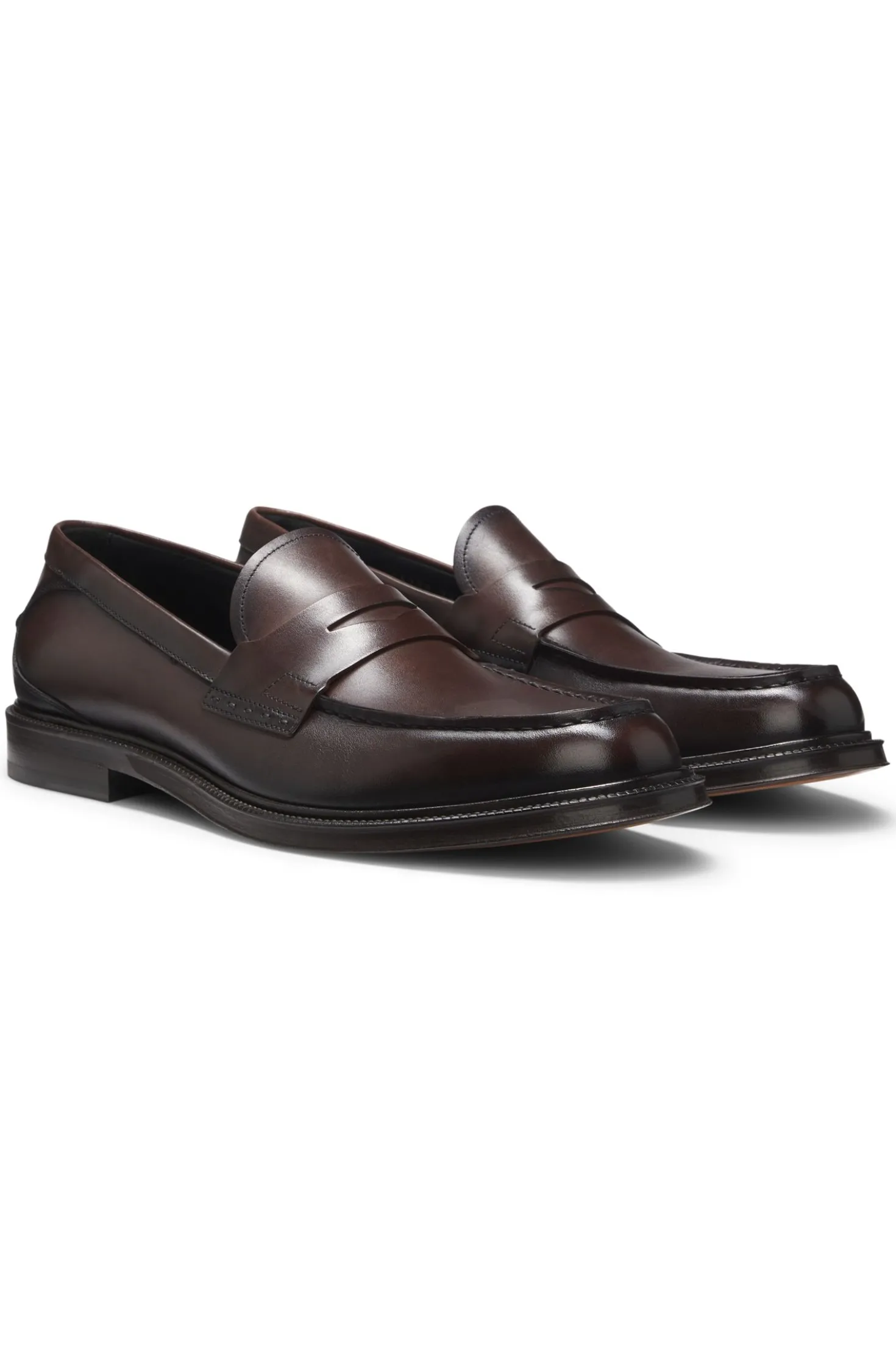 Italian-made loafers in soft leather