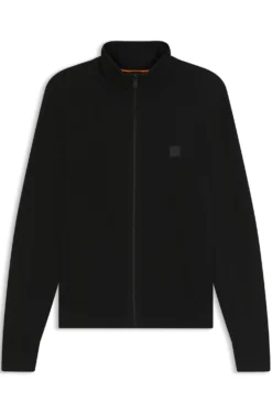 Knitted jacket in cotton and cashmere