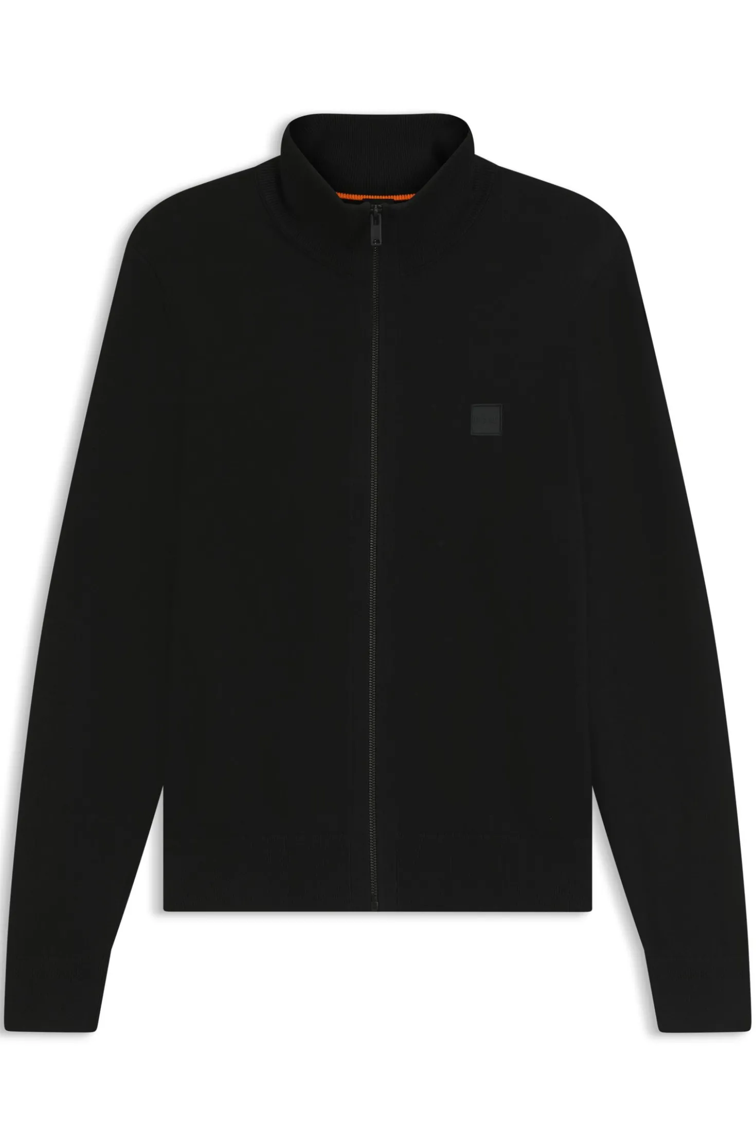 Knitted jacket in cotton and cashmere