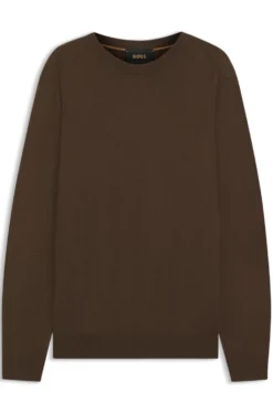 Knitted sweater in wool, silk and cashmere