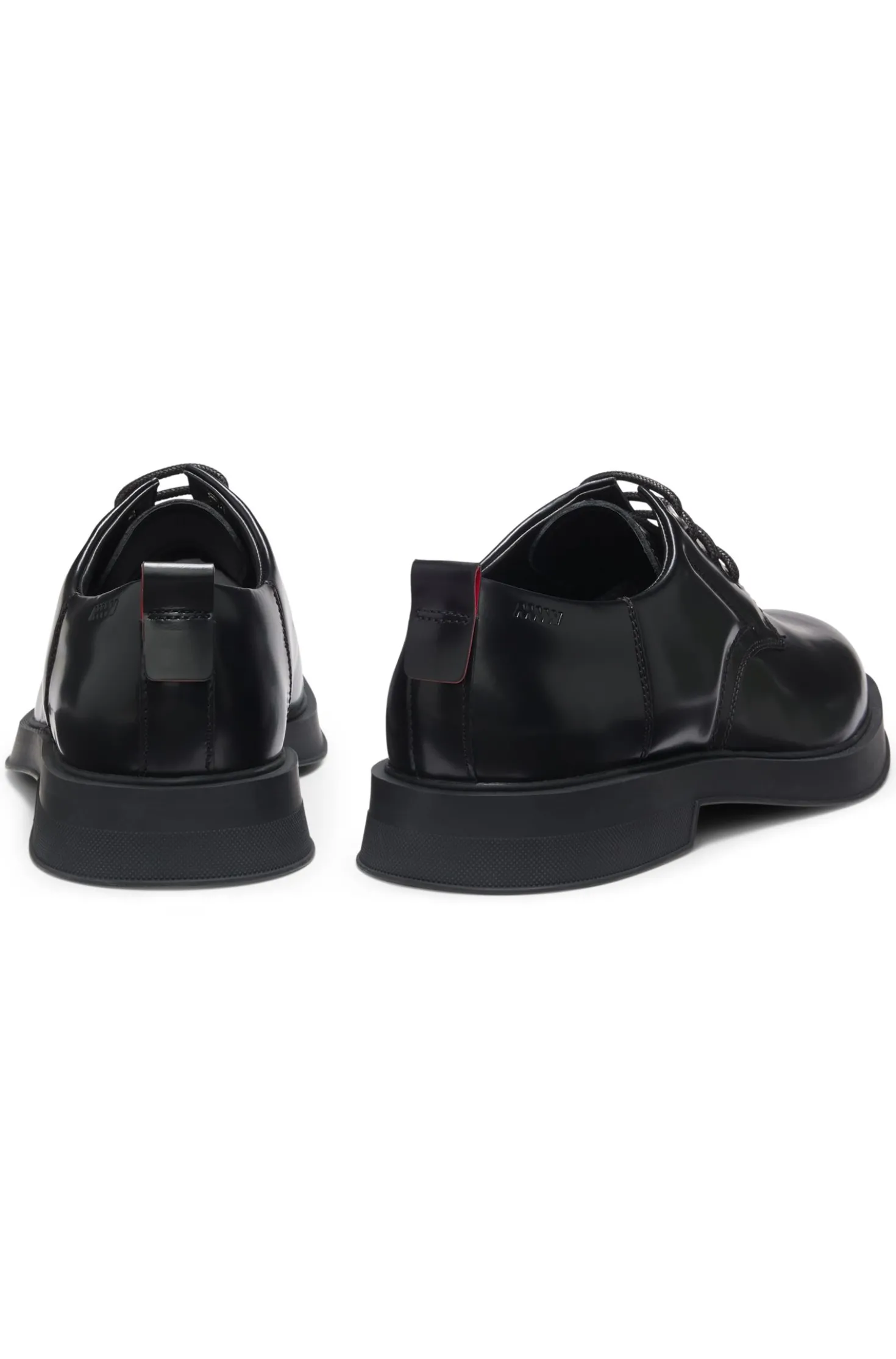 Leather Derby shoes with rubber outsole