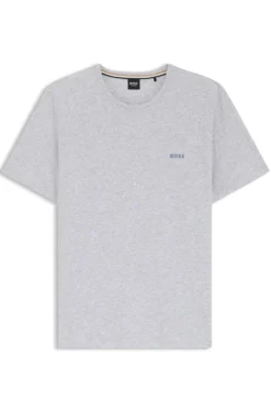 Logo-embroidered T-shirt in stretch cotton