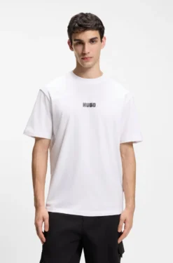 Logo T-shirt in cotton jersey
