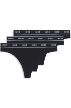 Logo-waistband briefs in stretch cotton