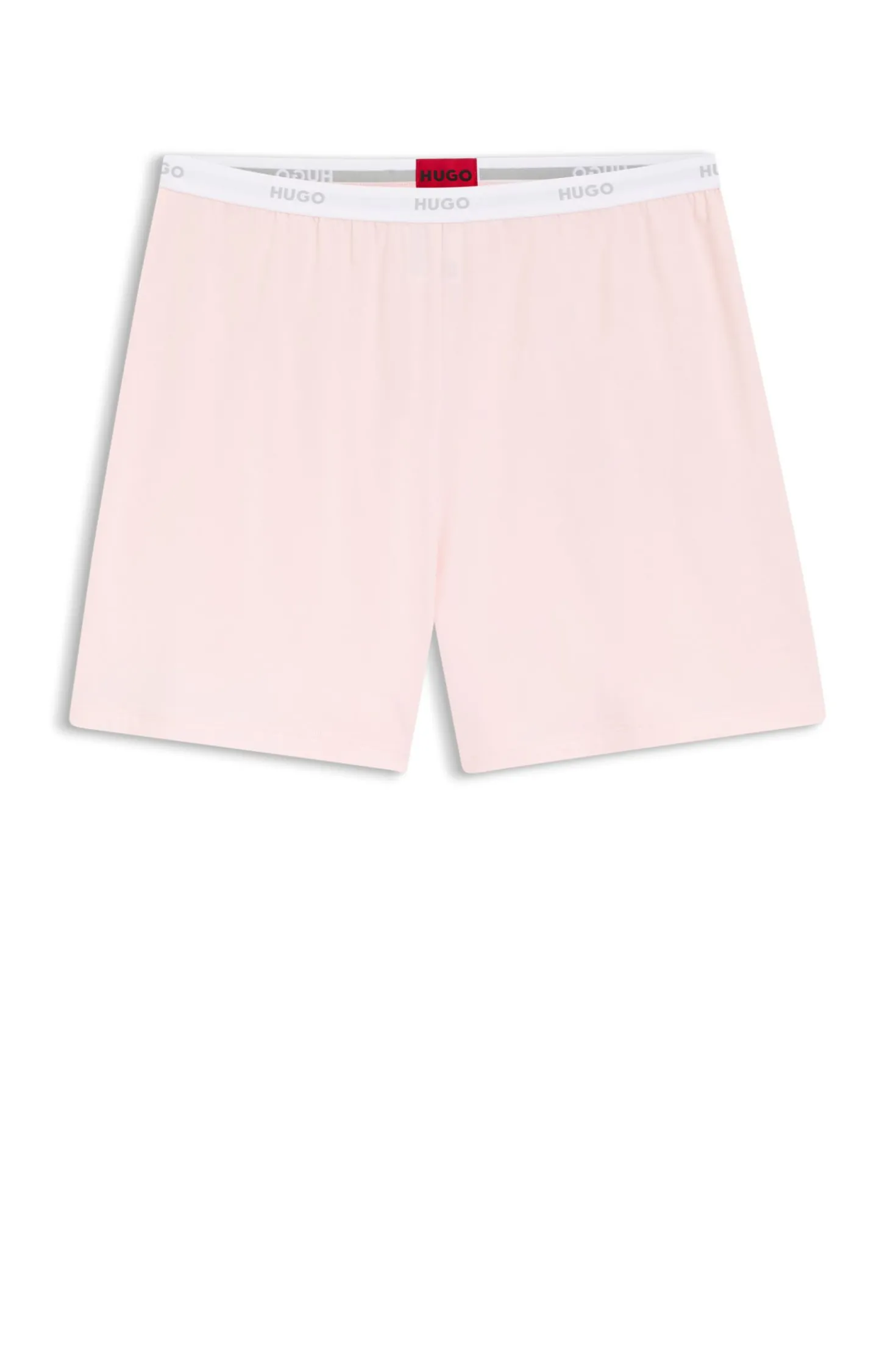 Logo-waistband pyjama shorts in stretch-cotton jersey