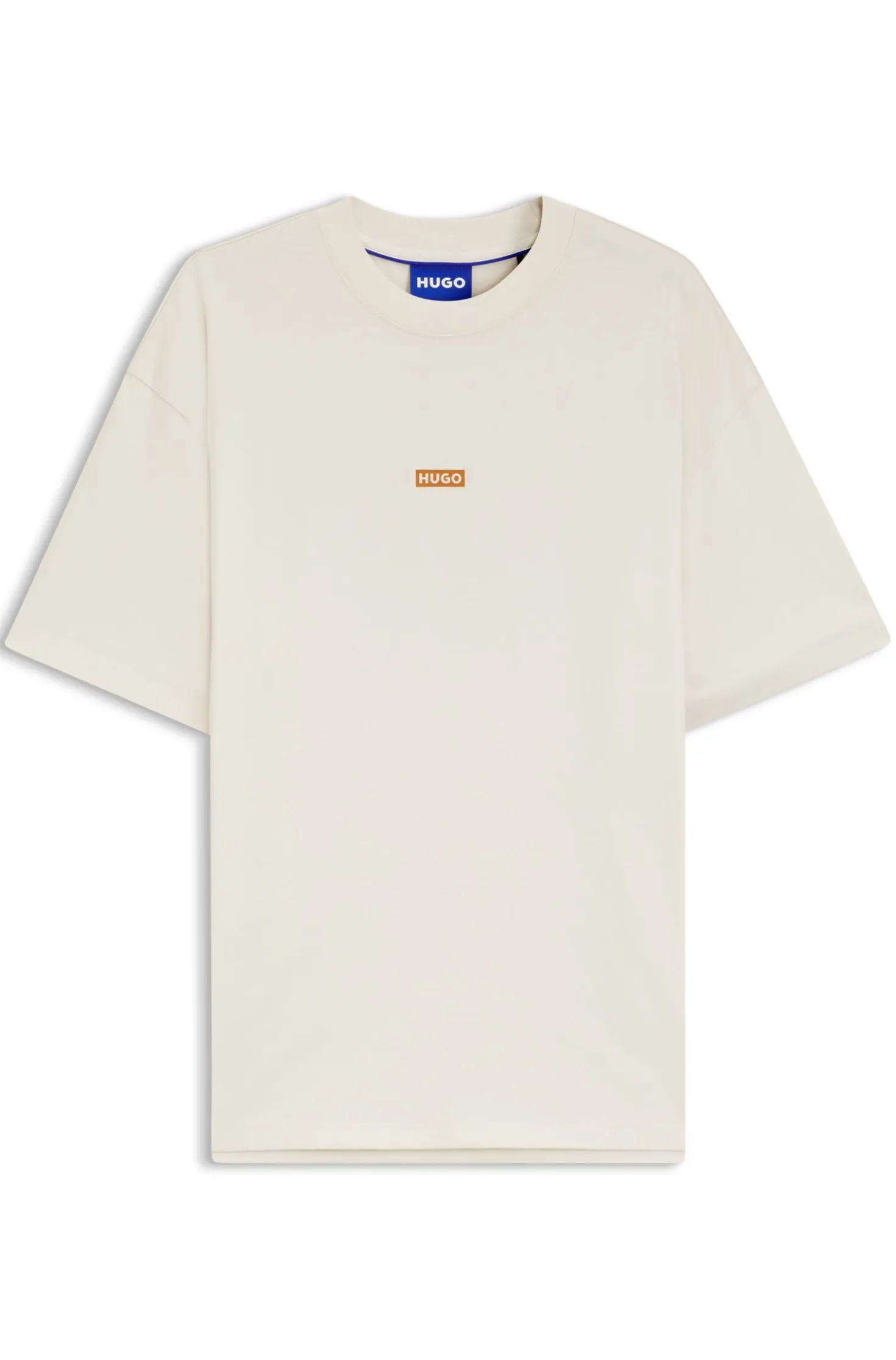 Loose-fit T-shirt in cotton with rear logo artwork