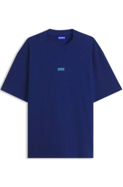 Loose-fit T-shirt in cotton with rear logo artwork