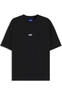 Loose-fit T-shirt in cotton with rear logo artwork