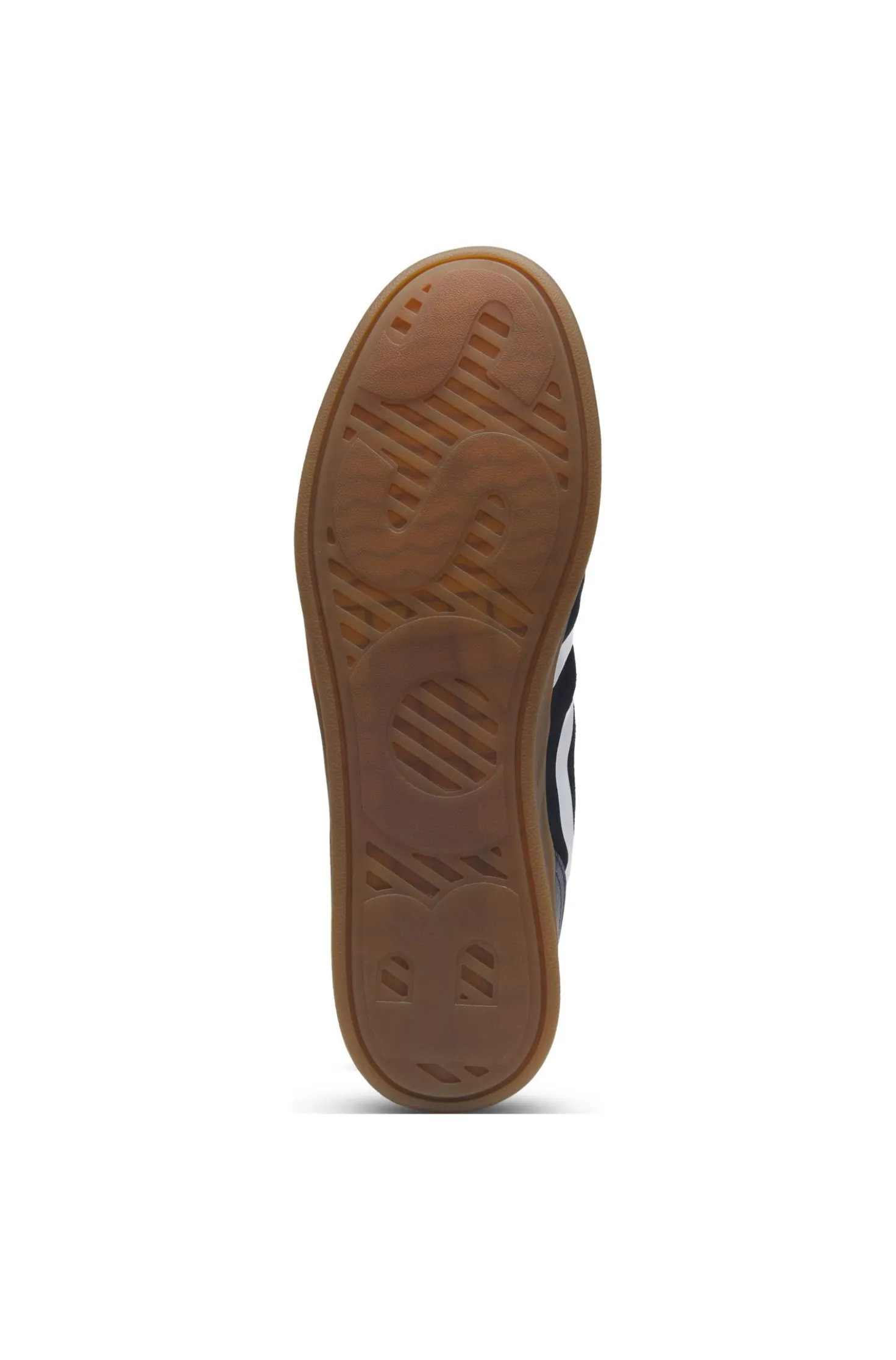 Low-top trainers with a contrast gum sole