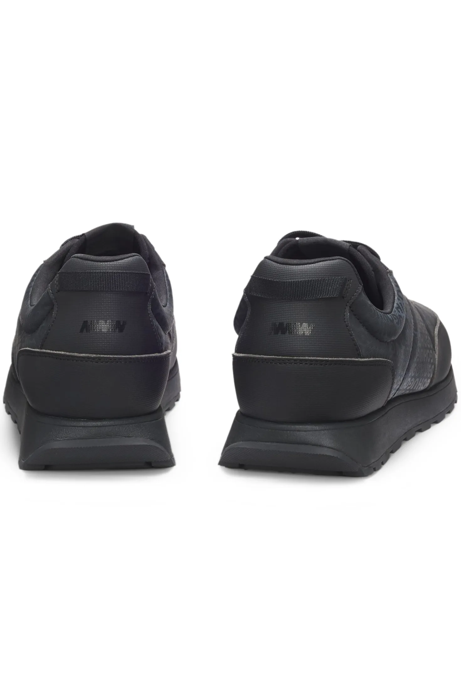 Low-top trainers with monogrammed uppers