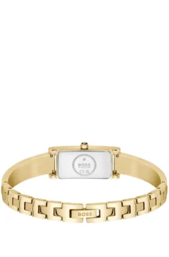 Lucy Allure gold-tone watch with bangle