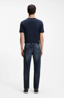 Maine Regular-fit blue-black jeans in soft motion denim