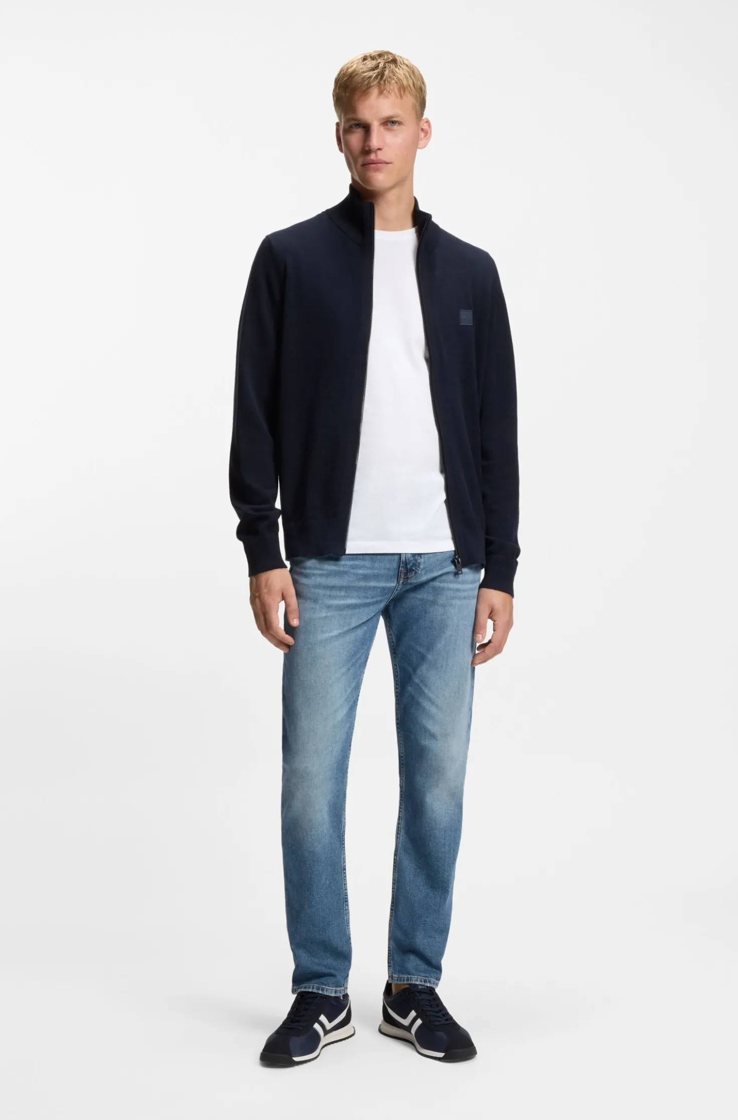 Maine regular-fit jeans in blue comfort-stretch denim