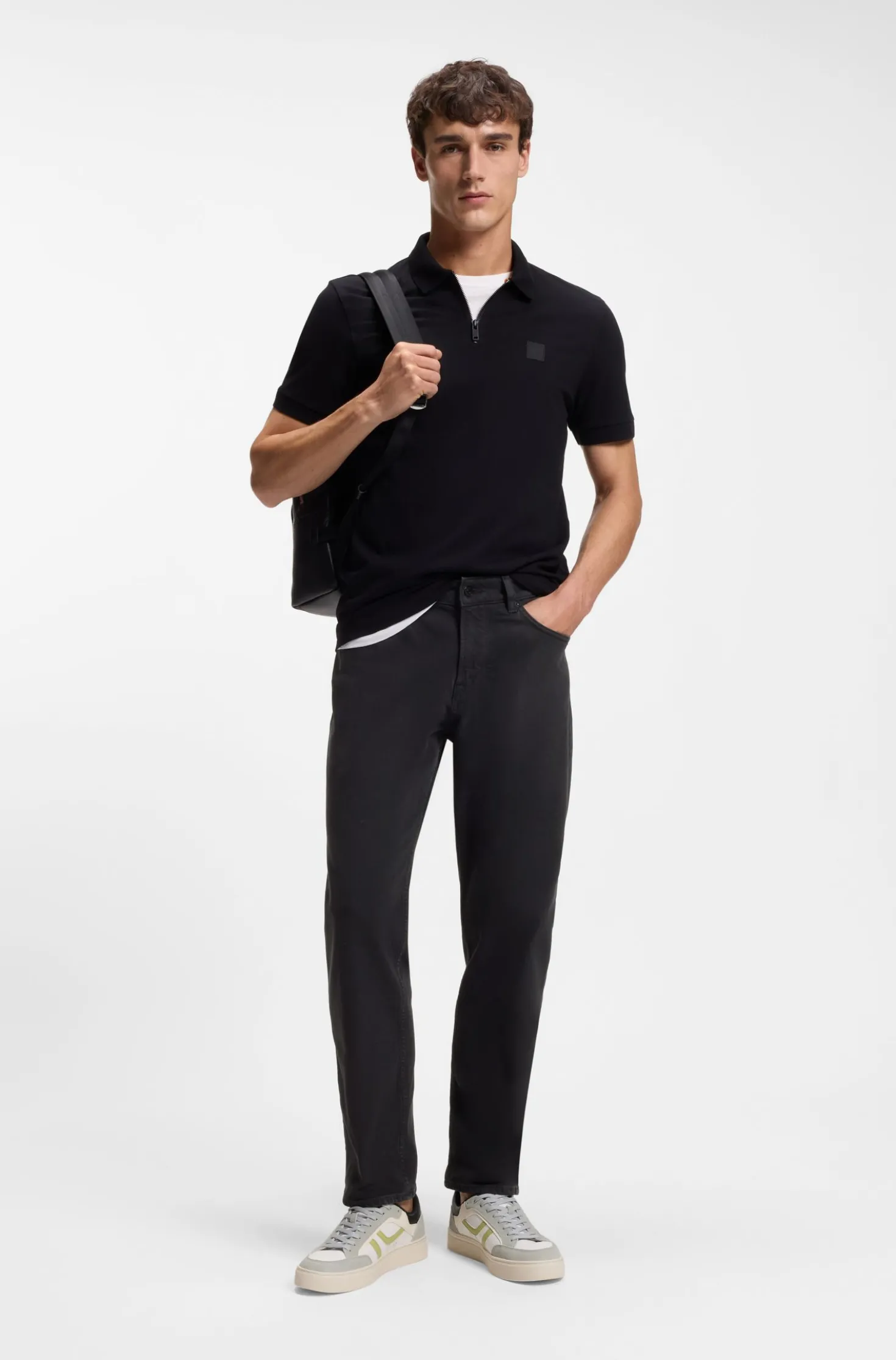 Maine regular-fit jeans in comfort-stretch denim