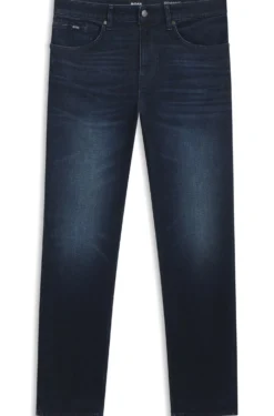 Maine regular-fit jeans in dark-blue extra-soft denim