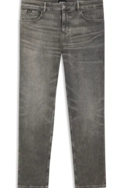 Maine regular-fit jeans in grey comfort-stretch denim