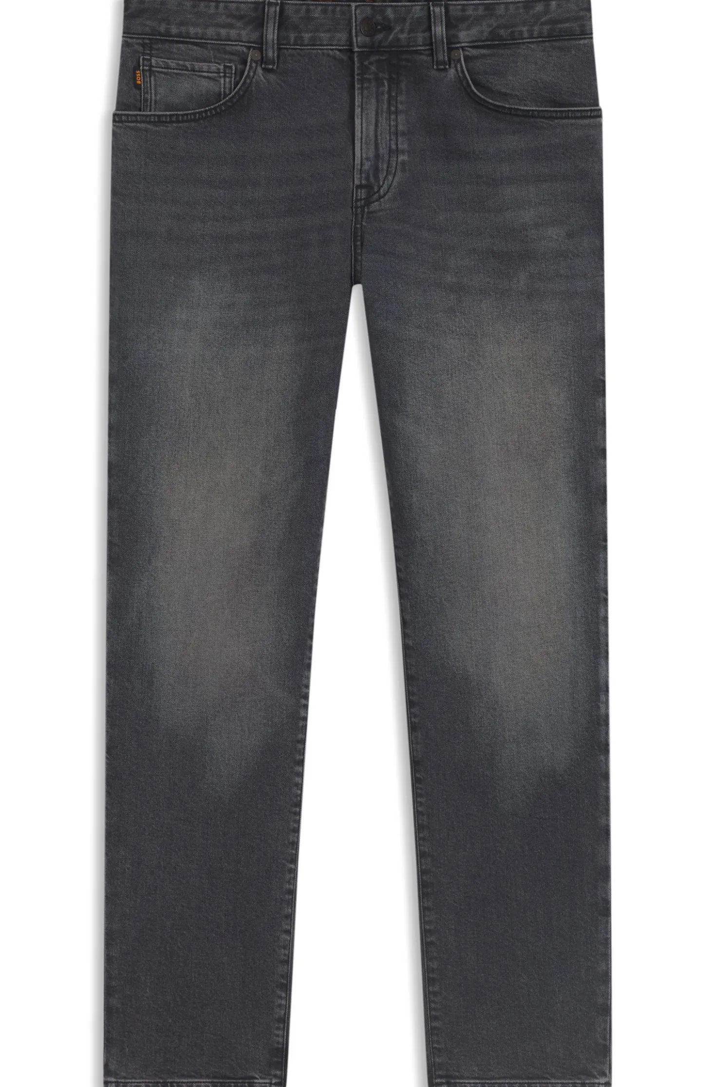 Maine regular-fit jeans in grey comfort-stretch denim