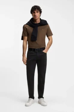 Maine Regular-fit jeans in stay-black comfort-stretch denim